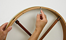 Die Core Drum ist mit einem Inbusschlüssel stimmbar.